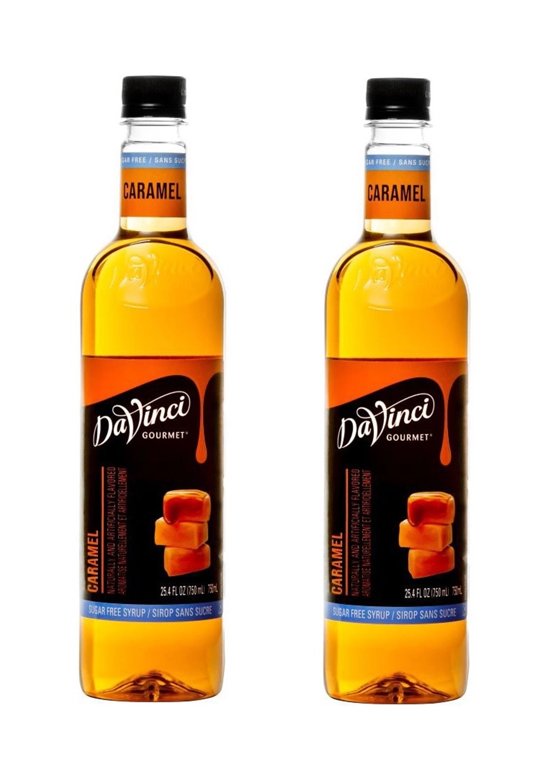 (image for) DaVinci Gourmet Sugar-Free Caramel Beverage Syrup 750 ml